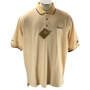 Slazenger Golf Polo Shirt Striped XL NWT